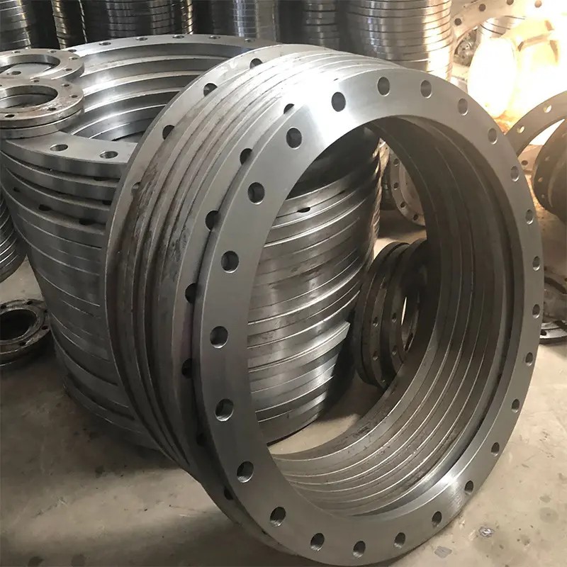 Kukandira Simbi Yakarukwa Pipe Inokodzera Flange Kanda Iron Flange